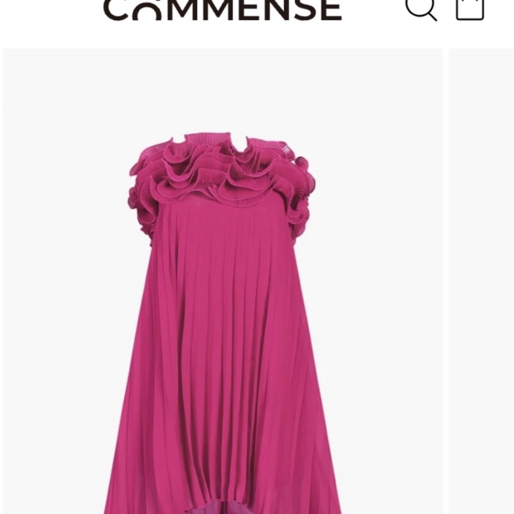 Commense Pink Ruffled Mini Dress - Picture 5 of 8